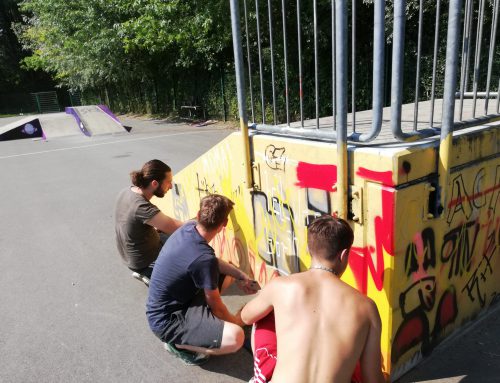 Graffiti-Projekt am Skaterpark Ahaus